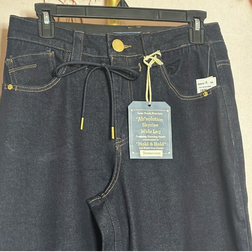 Democracy Women's Blue Wide-Leg Jeans - Picture 5 of 10